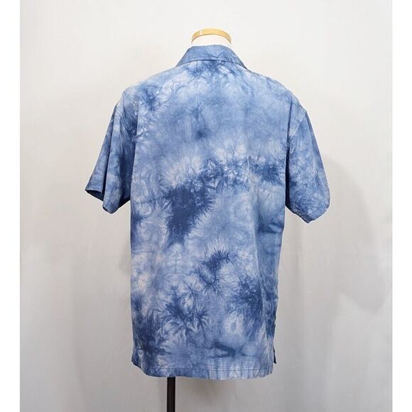 Vintage 90s Blue Tie Dye Top Pants Set Misses Size S L - Picture 5 of 11